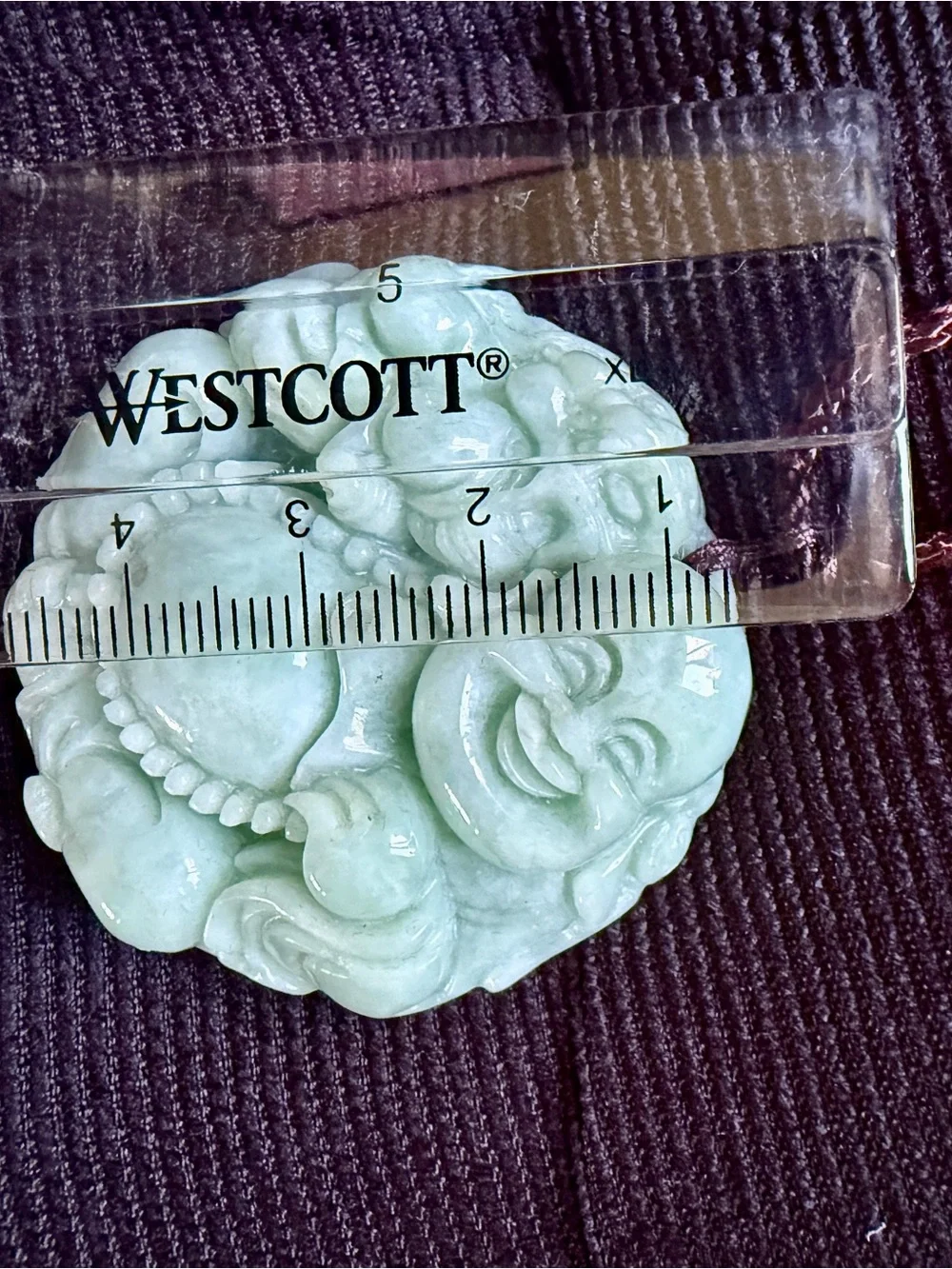 Jadeite Laughing Buddha Pendant